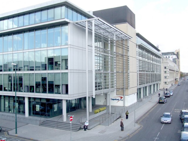 Loxley House and Station Street in Nottingham